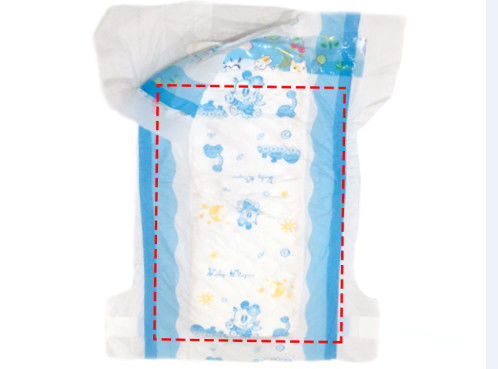 Almofadas sanitárias biodegradáveis adultas do bebê do filme de Backsheet do PE da matéria prima do tecido