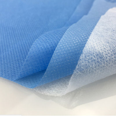 Vestido cirúrgico descartável de tela de tecelagem não do polipropileno 20g PP
