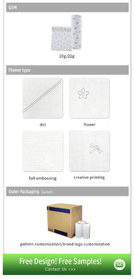 Papel do guardanapo do tecido do GV 13.5g do bolso tecido facial de 3 dobras