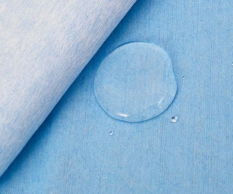 A madeira de Spunbond 50% reduz a polpa a tela não tecida laminada não tecida do filme do PE do poliéster 85GSM